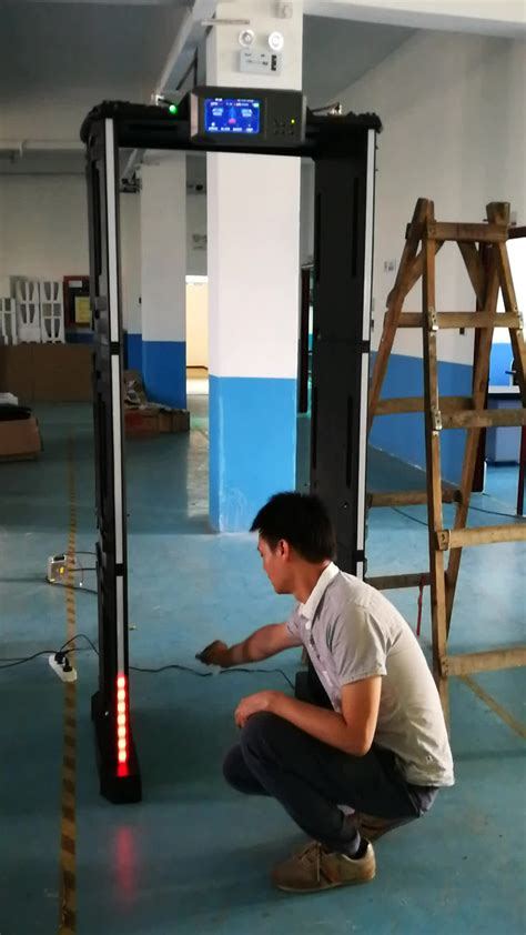 Portable metal detector gate walkthrough metal detector with 24 zones. Hot Sale Best Price Portable Body Scanner Door Frame Metal ...
