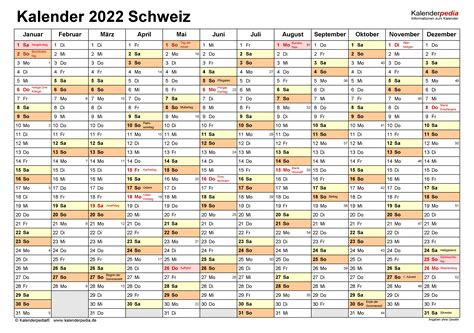 Kalender 2022 Schweiz In Excel Zum Ausdrucken Images And Photos Finder