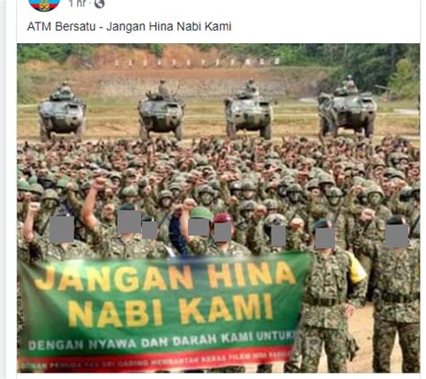 Semua halaman dengan kata kain rentang. Anggota Tentera Pegang Kain Rentang "Jangan Hina Nabi Kami ...
