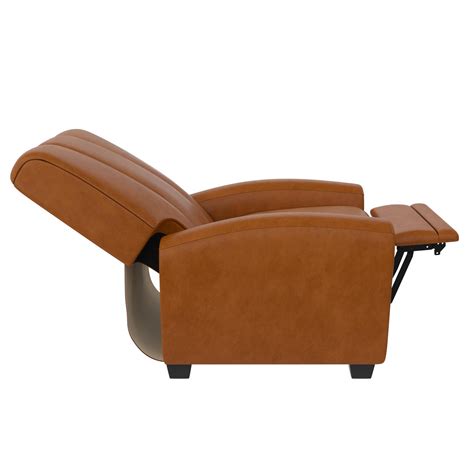 Better Homes And Gardens Vertical Channel Pushback Recliner Chair Camel