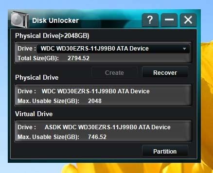 Here are some of its features: Asus Disk Unlocker - Download - CHIP