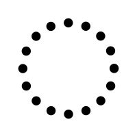 Dotted Circle Icons Free SVG PNG Dotted Circle Images Noun Project