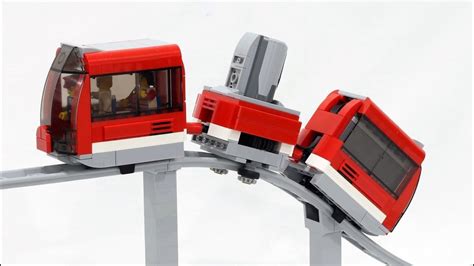 Motorized Lego Roller Coaster Train Lego Train Tracks Lego Roller
