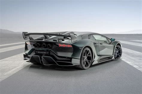 Mansory Carbon Fiber Body Kit Set For Lamborghini Aventador Svj Cabrera