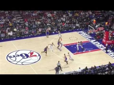 Warriors up by 1 after being down 24. GSW vs. 76ers Feb 27 2017 - YouTube