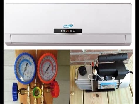 The split system unit consists of both an outdoor and indoor component, while the packaged unit is the following steps outline how to install central air conditioning in a do it yourself approach. Installation Ductless Mini Split 410a Air Conditioner & Heat Pump Mitsubishi Compressor Aircon ...