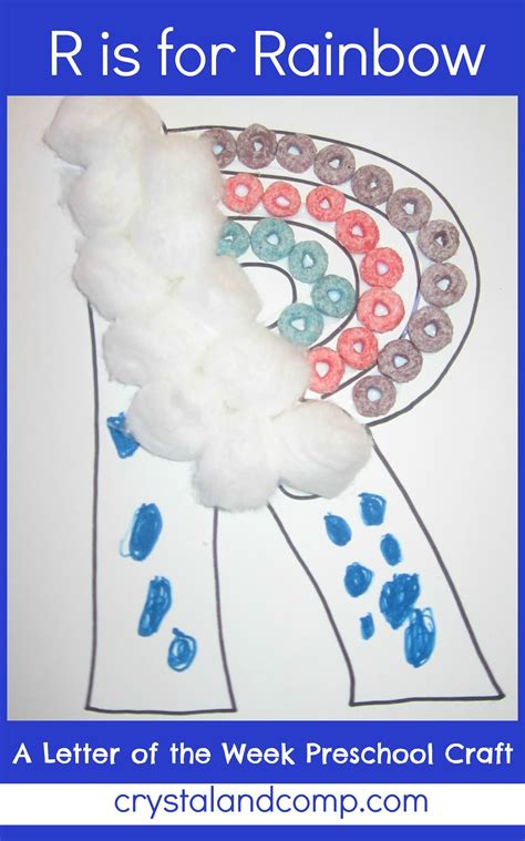 Letter Of The Week Crafts R Is For Rainbow Crystalandcomp Letters For