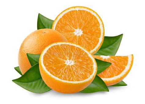 Whole And Halved Oranges Clipping Paths For Both Objects And Shadows