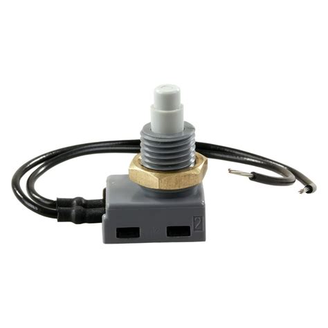Jr Products 13985 12v Push Button Onoff Switch