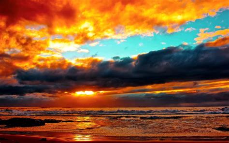 Hd Stormy Sunset Wallpaper Download Free 61479