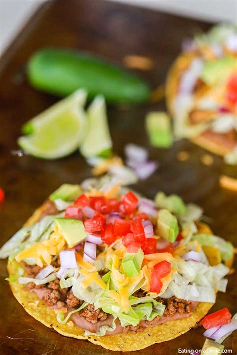 This version uses lean beef, but with both this recipe and others on this list, feel free to sub in pork, chicken, lamb — or whatever ground breakfast for dinner: Ground beef tostada recipe - easy ground beef tostadas