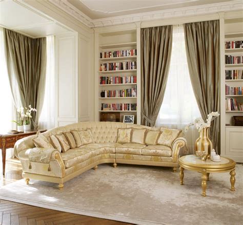 Luxury Classic Sofa For Hall Hand Carved Idfdesign