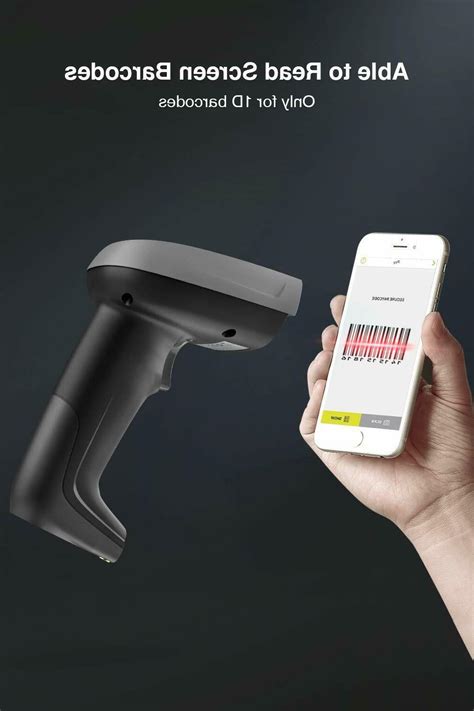 Inateck 1d Wireless Screen Barcode Scanner With Smart