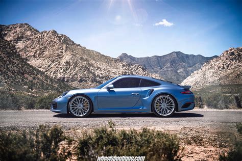 A Must See Ice Blue Metallic 991 Turbo S On Hre P200s By Wheels Boutique