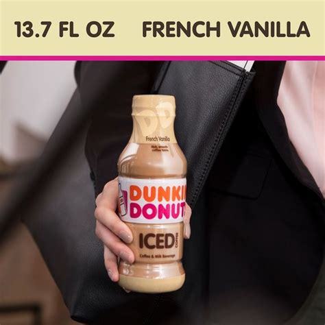 Dunkin Donuts French Vanilla Iced Coffee Bottle 137 Oz From Jewel