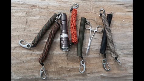 Number of turns a spiral. Spiral-Schlüsselband aus Paracord - Coiled Lanyard - YouTube