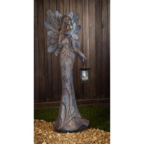 Get info on sun enterprises inc in thornton, co 80229. Evergreen Enterprises Angel Statue with Solar Lantern ...