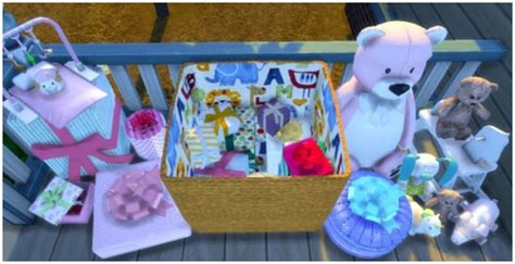 Unique Baby Shower Decor Sims 4 Sims 4 Baby Shower Decorations Baby