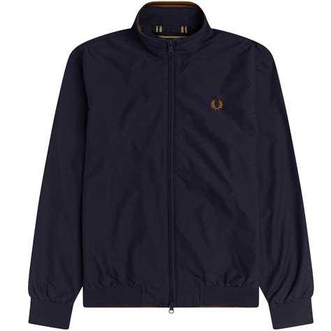 fred perry brentham jacket navy j2660 608 brentham jckt colour na the hoxton trend