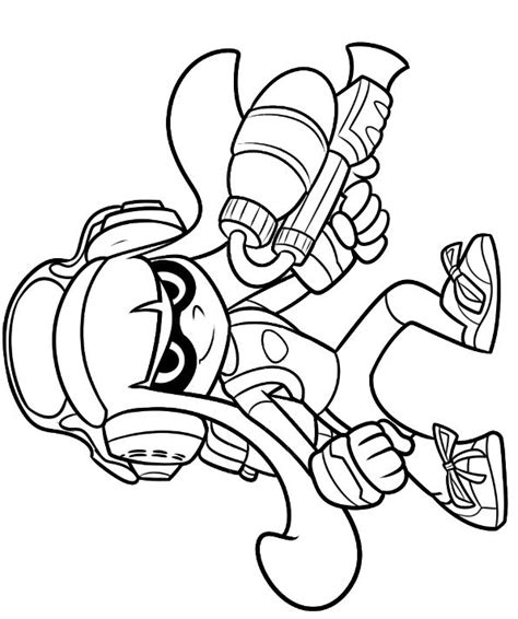 Kidsnfun 7 Kleurplaten van Splatoon