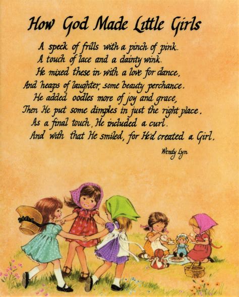 Little Girl Poems Little Girl Quotes Poems About Girls