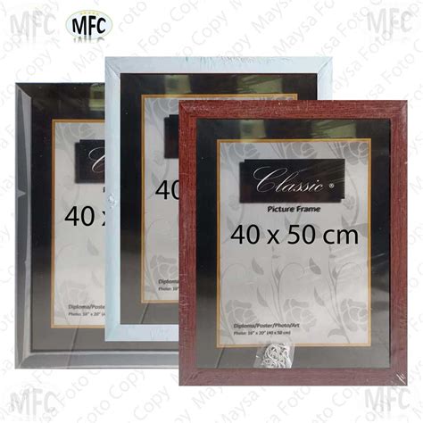 Jual Bingkai Foto Frame Pigura 40x50 Full Minimalis Dan Ukir 3cm