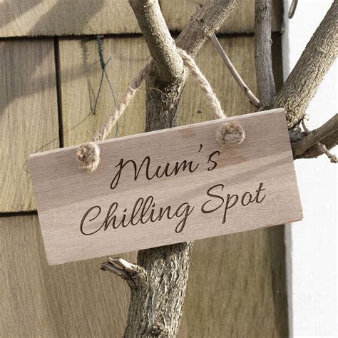 Personalised Wooden Oak Sign By Oh So Cherished