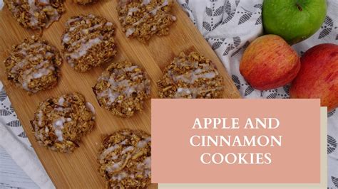 Apple And Cinnamon Cookies Youtube