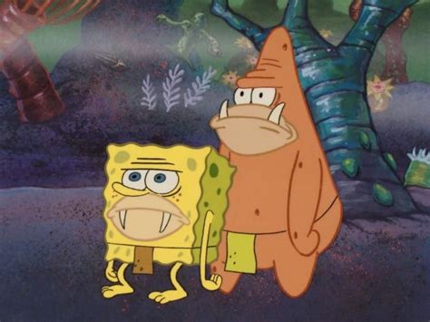 Background Prehistoric Spongebob Original Cel Animation Funny