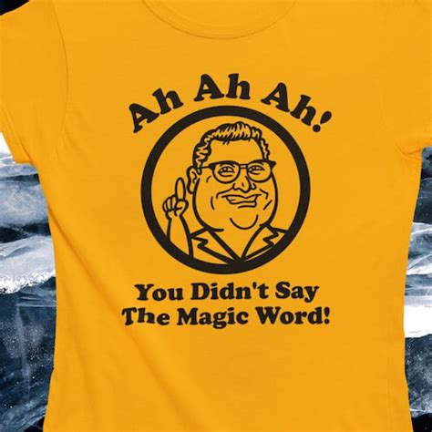 Jurassic Park Shirt You Didnt Say The Magic Word Etsy
