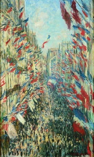 Claude Monet La Rue Montorgueil Fête Du 30 Juin 1878 Média Larousse