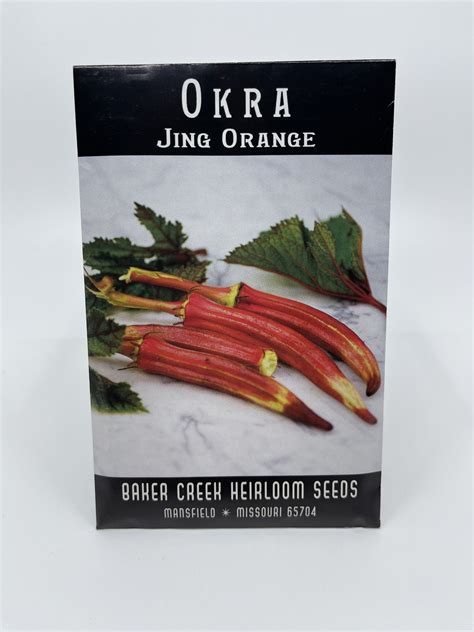 Jing Orange Okra My Organic World