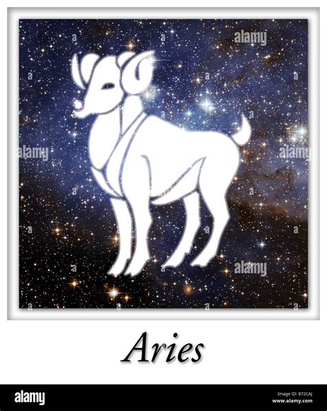 Aries Astrological Astrology Horoscope Birth Sign Stock Photo Alamy