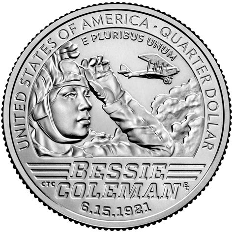American Women Bessie Coleman D Bu 2023 United States Coins 06