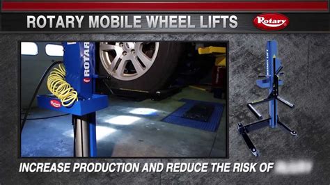 Rotary Lift Mobile Wheel Lifts Youtube