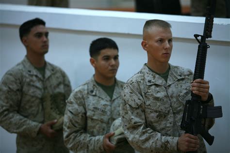 Service Members Join Together To Honor Fallen 1st Marine Logistics