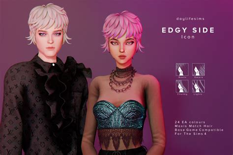 Daylifesims Edgy Side Set Icon My Favourite One Mmfinds