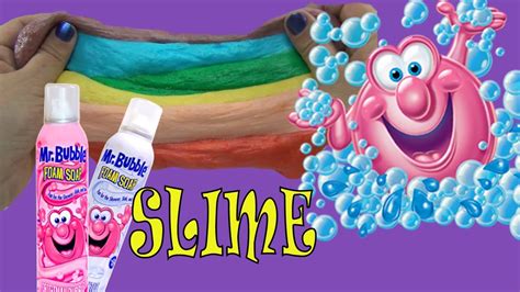 Diy Foam Slime Tutorial With Mr Bubbles Foam Slime Bubbles Slime