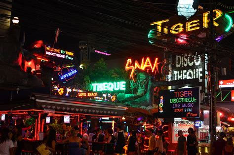 Bangla Road In Patong Phuket Thailand The Tiger Bar Was Flickr