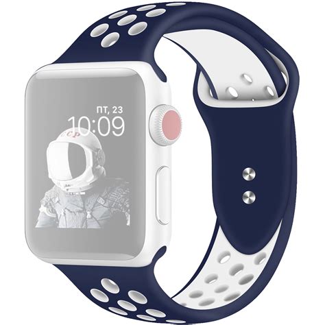 Caseph Silicone Sport Band For 38mm40mm Apple Csf Wnsbw40mm Bandh