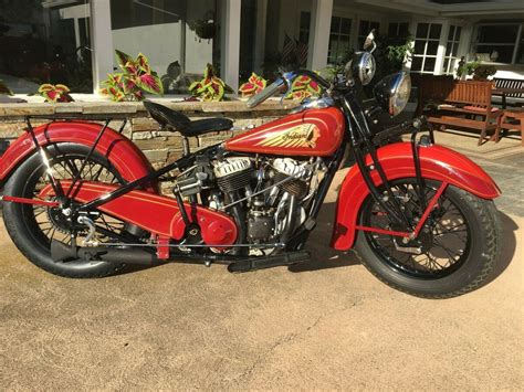 1938 Indian Chief Vintage Motorcycle For Sale Via Rocker