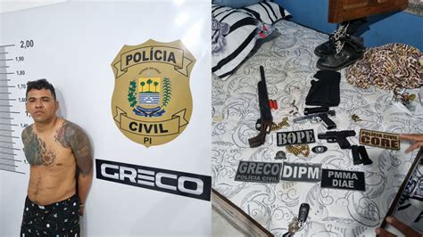 Líder da facção Bonde dos é preso pelo Greco em sítio no Piauí Polícia