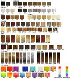 The chart is designed to illustrate ho a paint color mixing chart, also called a paint color wheel, is a circle made up of. ION COLOR BRILLIANCE CHART | Hair color or cut ideas in ...