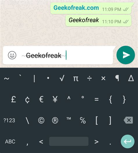 How To Type Strikethrough In Whatsapp Andowmac