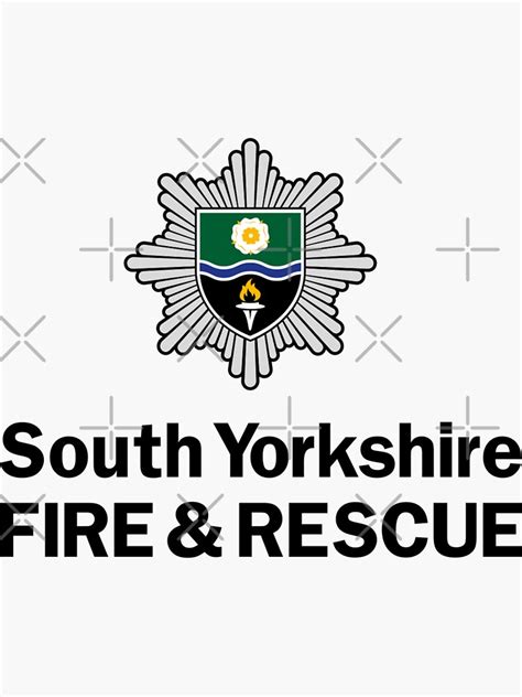 Logo Of South Yorkshire Fire And Rescue Sticker For Sale By Shav