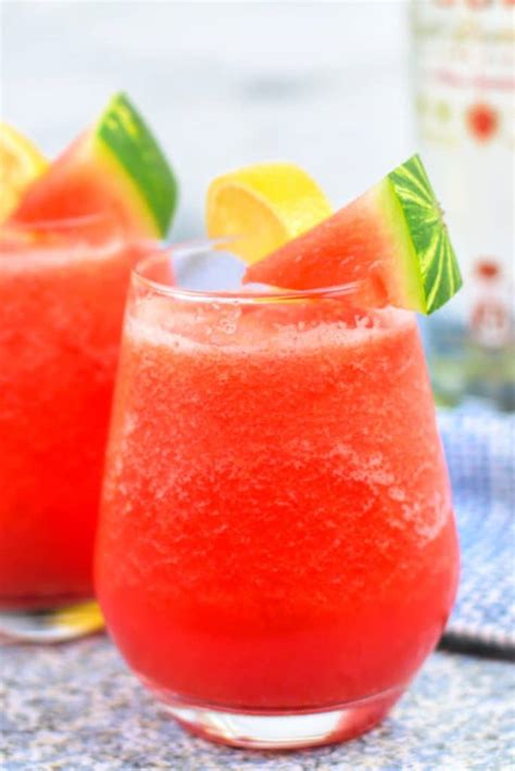 Watermelon Lemonade Vodka Slush Mom Makes Dinner