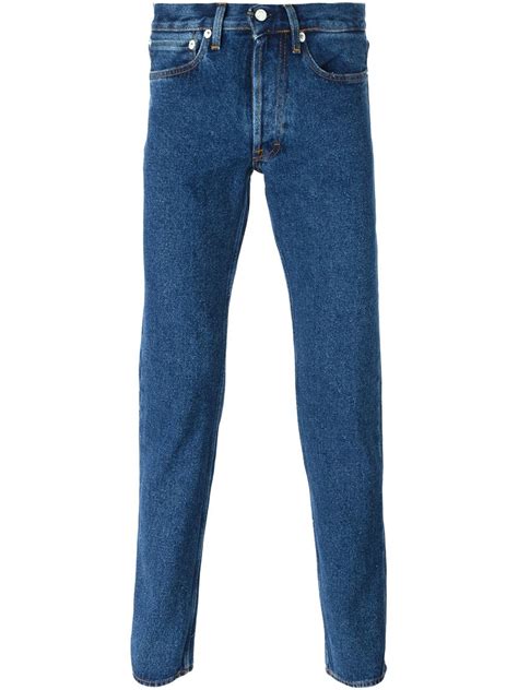 Lyst Our Legacy First Cut Stonewashed Jeans In Blue For Men