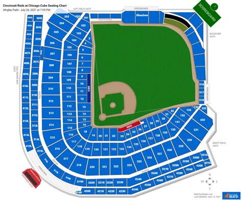 Wrigley Field Seating Charts For Concerts