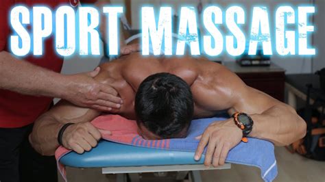 Natural Bodybuilding Series Sport Massage By Jan Post Youtube