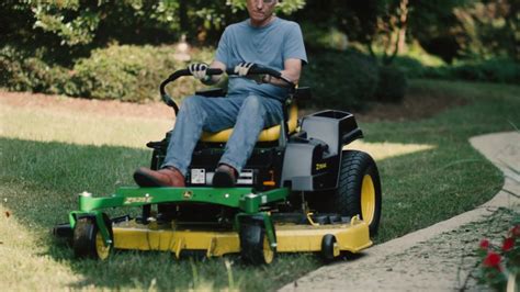 How To Level A Mower Deck On John Deere Zero Turn Lawn Mower Youtube